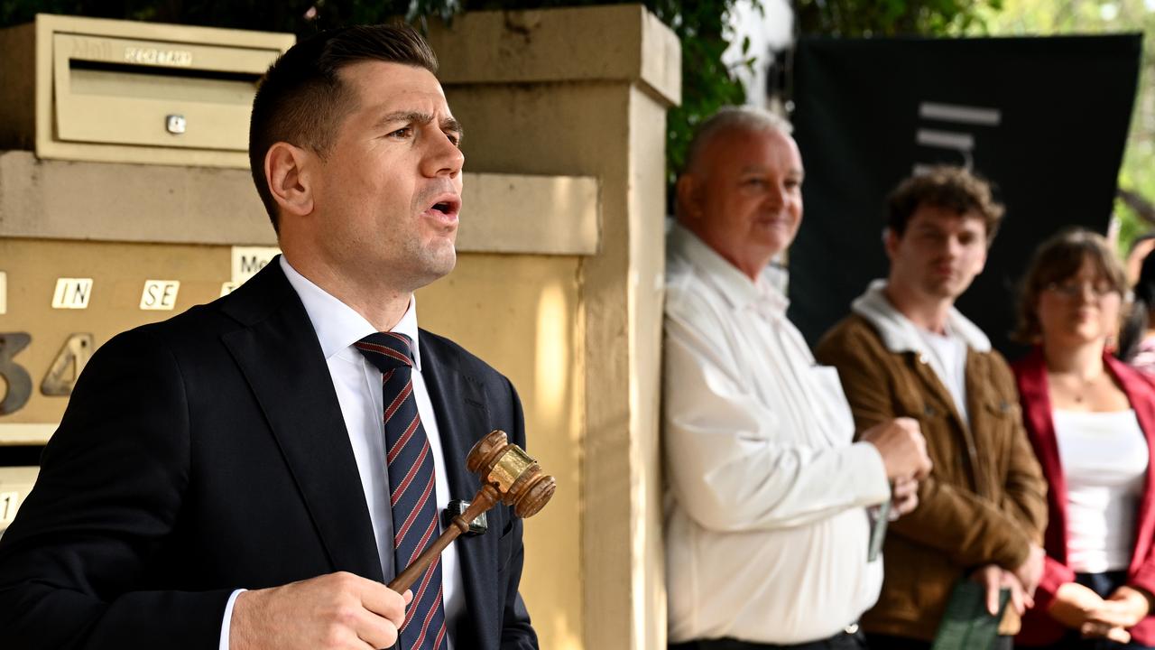 A property auction in Sydney