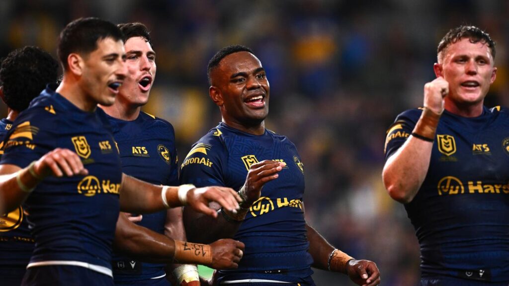 Parramatta have beaten Canberra by three points to score a hard-fought win.
