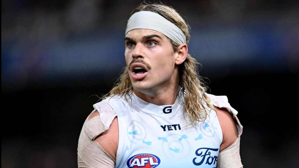 Geelong star Bailey Smith has been forced to sit out Thursday night’s blockbuster with Fremantle.
