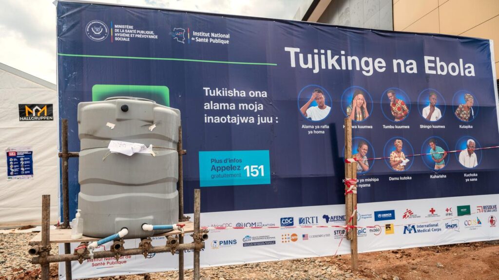 Violence has hampered efforts to combat the rare Bundibugyo type of Ebola in DR Congo.
