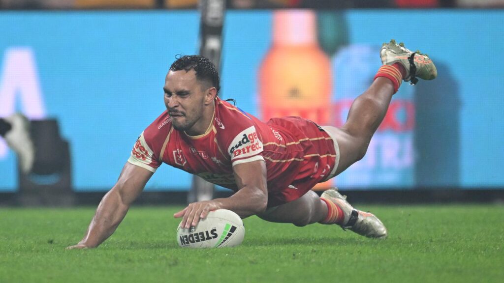 Dolphins powerhouse Trai Fuller scored a try and was on fire in the win over Sydney Roosters.
