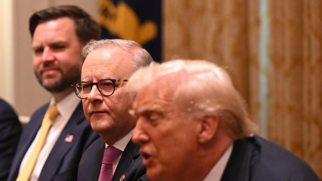 Prime Minister Anthony Albanese says new tariffs from US counterpart Donald Trump aren’t justified.
