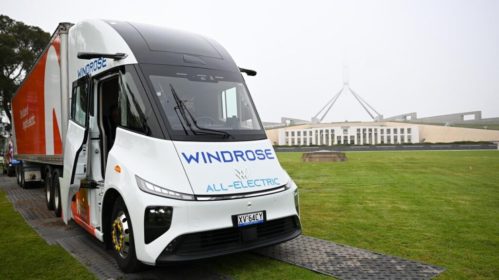 New Energy Transport has been promoting its all-electric freight technology far and wide.
