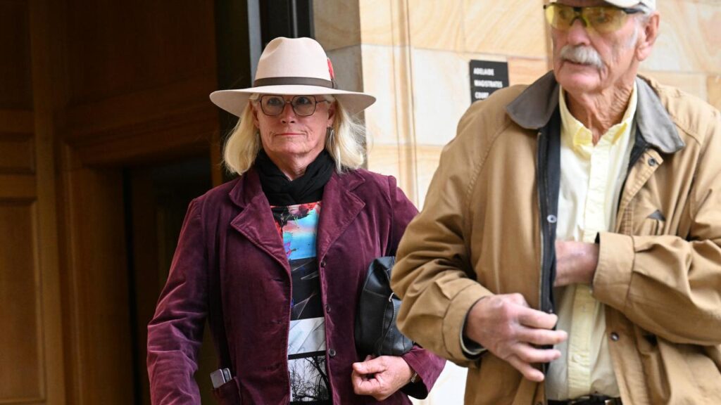 Gus Lamont’s grandmother Josie Murray has been fined for posssessing a gun silencer.
