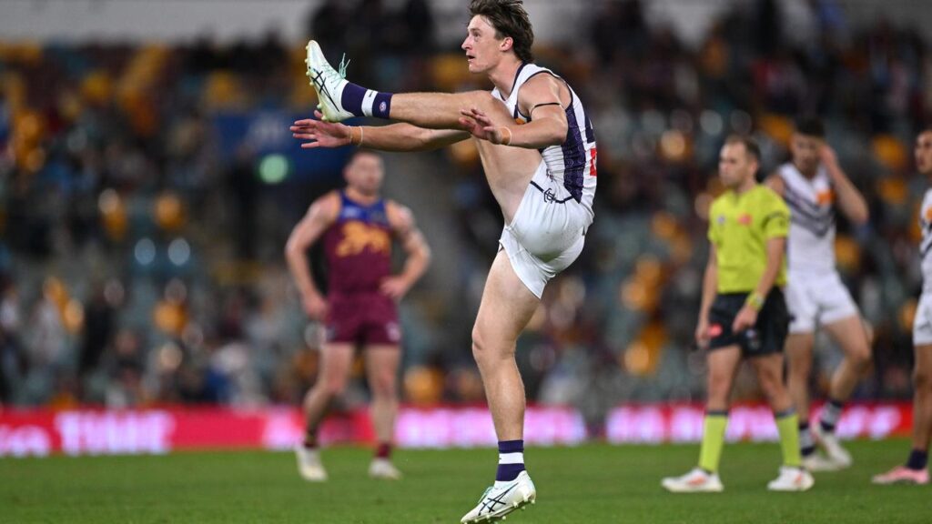 Jye Amiss says he always had faith in Fremantle’s three-pronged tall forward set-up.
