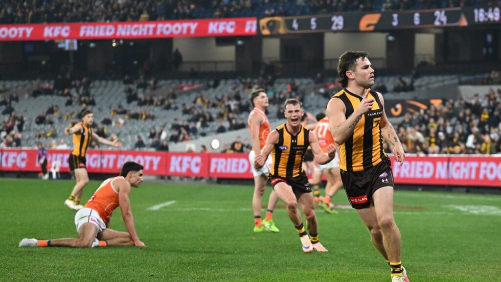 Nick Watson lit up the MCG in the second quarter before sitting out the second half through injury.
