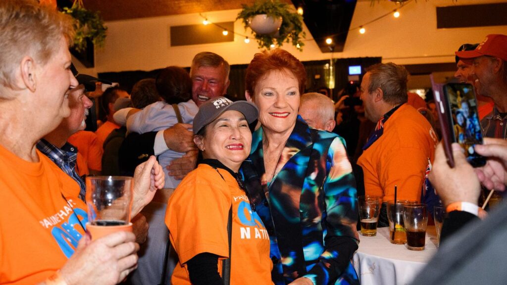 One Nation has pulled ahead of Labor in the latest opinion poll.
