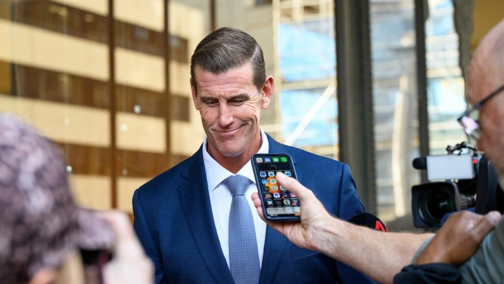 Ben Roberts-Smith called it appropriate he attend the opening of an Australian War Memorial atrium.
