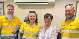 Ergon engaging with Barcoo Shire Council Mayor Sally O’Neil