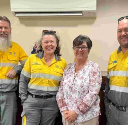 Ergon engaging with Barcoo Shire Council Mayor Sally O’Neil