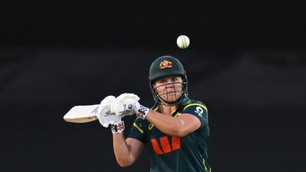 Georgia Voll has found her best form for Australia in her last knock before the T20 World Cup.
