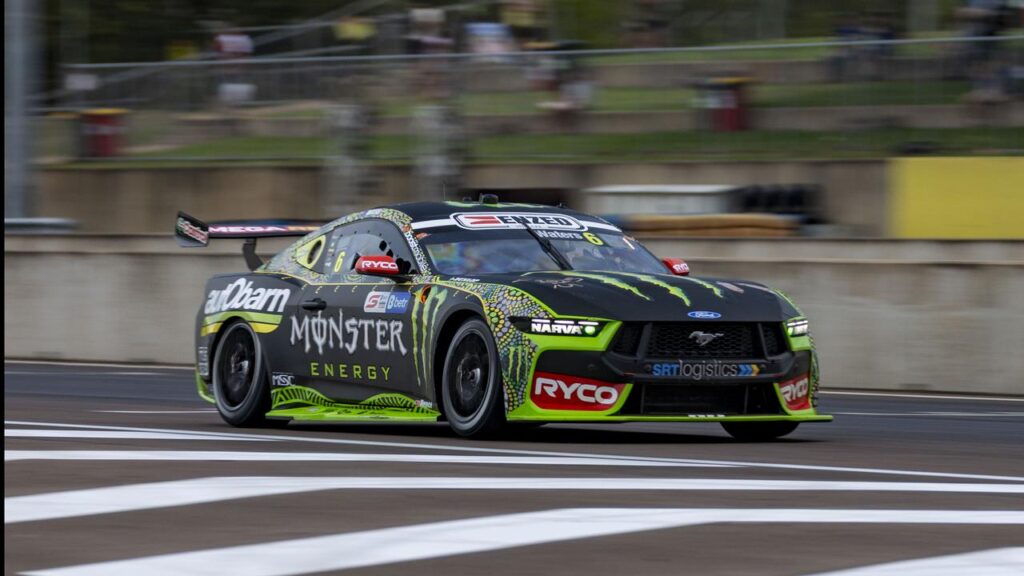 Supercars star Cam Waters has won the Darwin Triple Crown.
