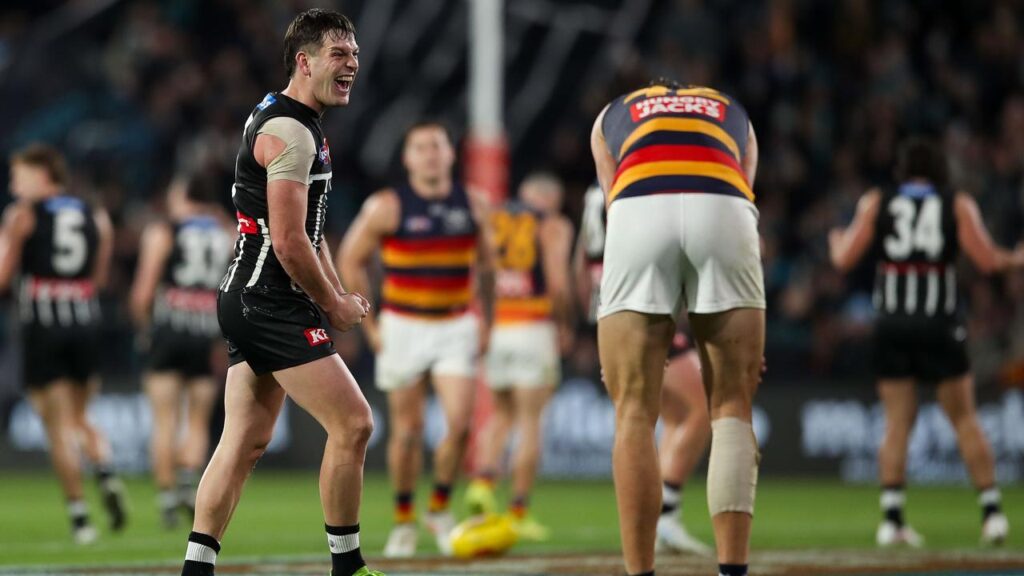 Zak Butters had the last laugh in Port Adelaide’s shock win over the Crows.
