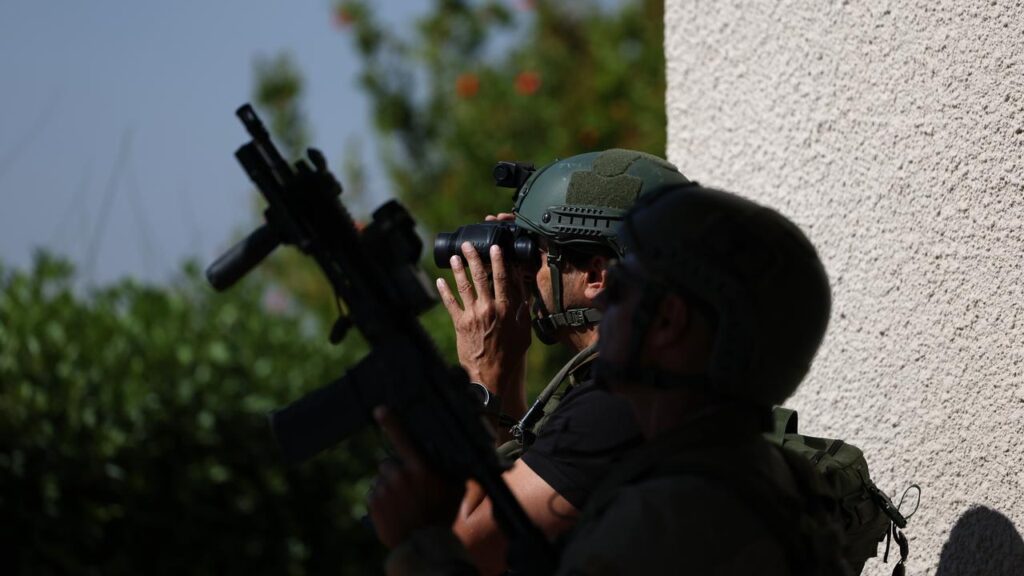 US President Donald Trump says there will be no Israeli troops “going to Beirut”.
