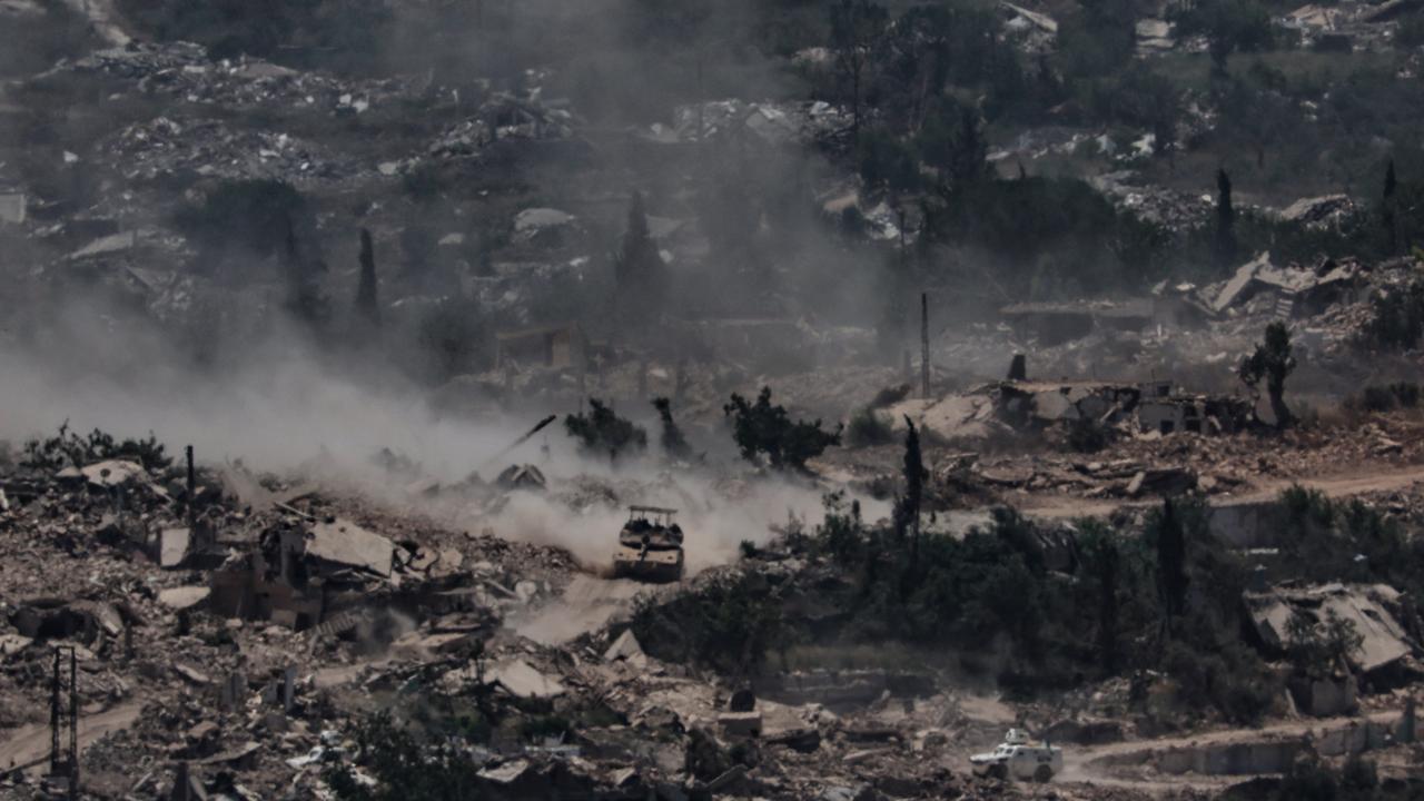 Israeli tank manoeuvres as United Nations Interim Force in Lebanon