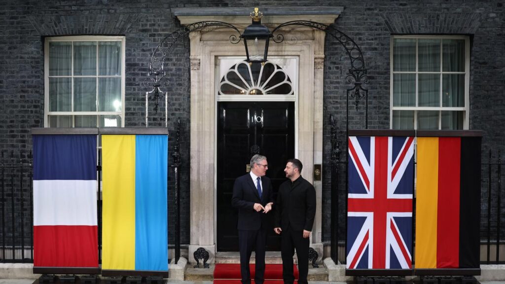 The United Kingdom, France and Germany have become Ukraine’s largest supporters.
