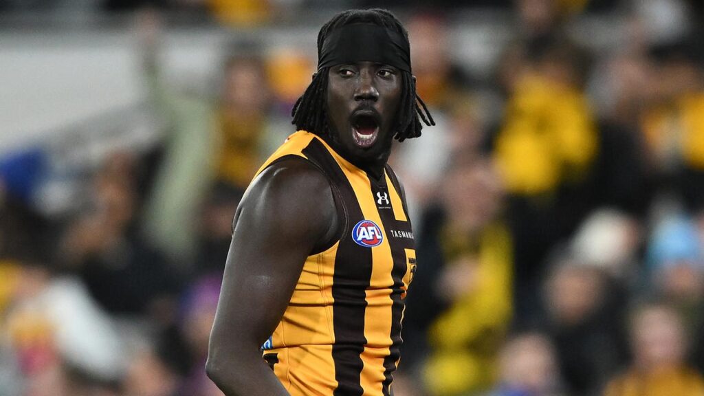 Hawthorn forward Mabior Chol has again been racially abused on social media.
