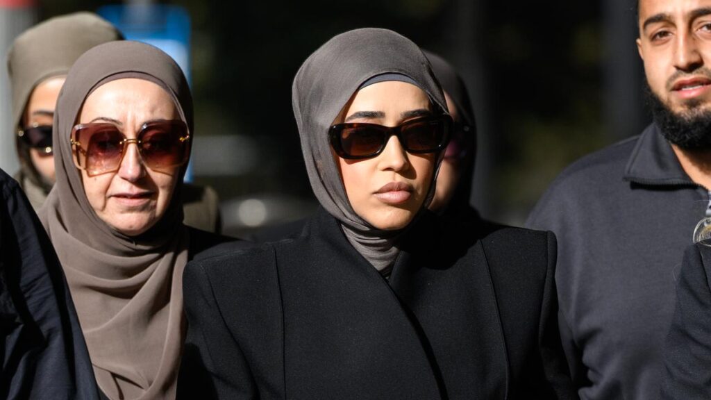Sarah Abu Lebdeh (centre) allegedly refused to treat Israeli patients and threatened violence.
