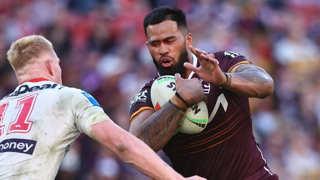 Payne Haas will captain Brisbane against Sydney Roosters and won’t be released early to Souths.
