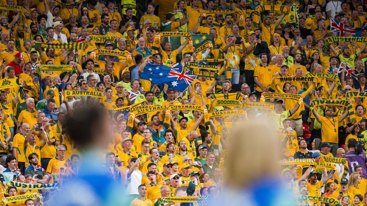 Socceroos fans.