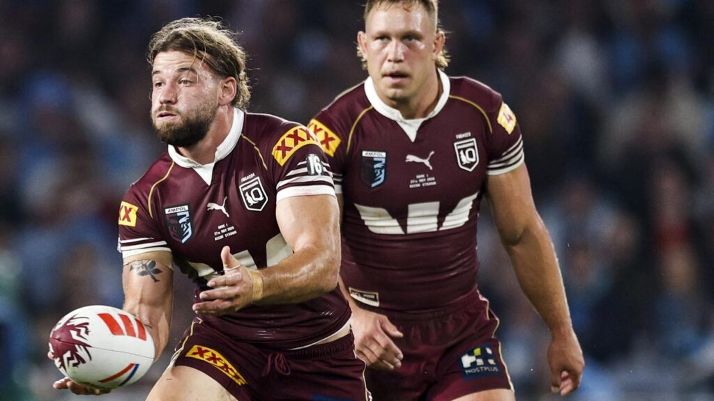 Queensland forward Pat Carrigan is back from an ankle injury for the State of Origin decider.
