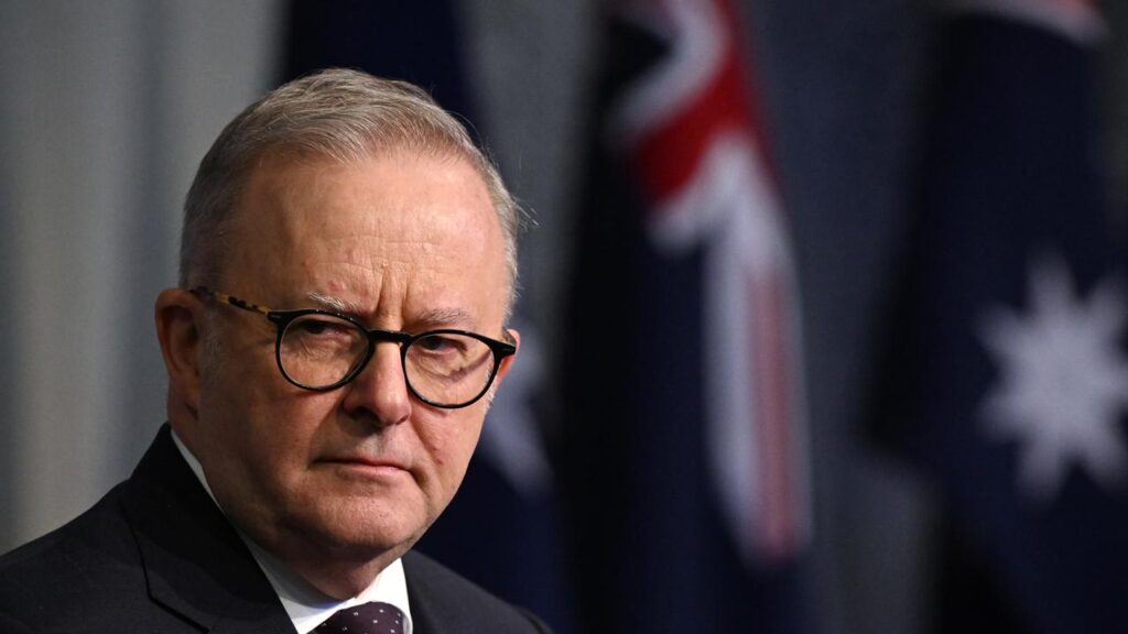 A survey suggests 60 per cent of voters are dissatisfied with Prime Minister Anthony Albanese.
