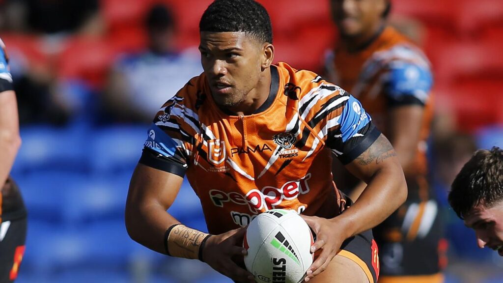 Josese Lanyon made a highly impressive NRL debut for Wests Tigers.
