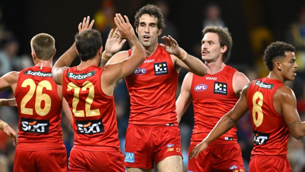 Gold Cost forward Ben King is central to the Suns’ hopes of upsetting the ladder-leading Dockers.
