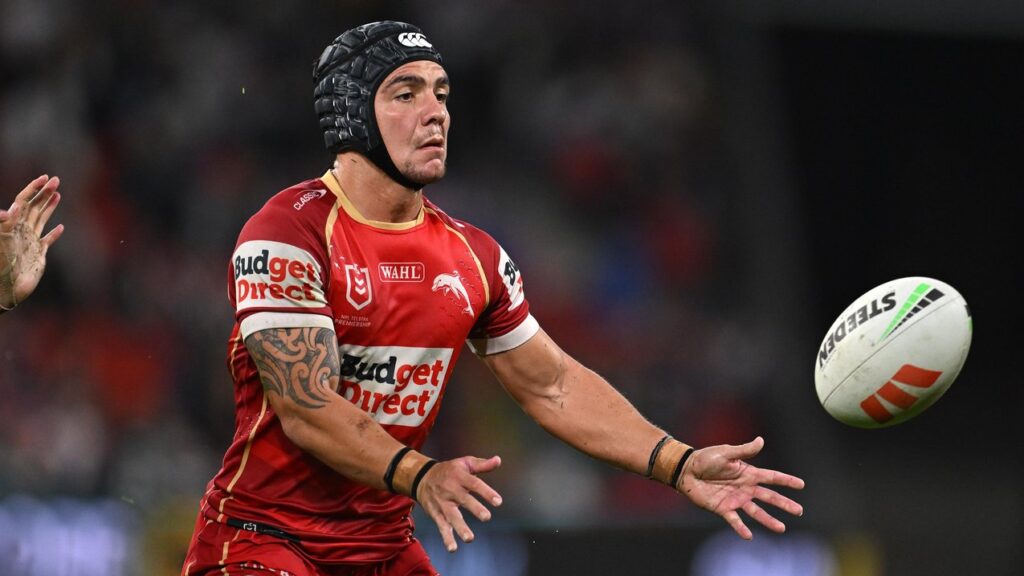 Kodi Nikorima has had a day out at Campbelltown Stadium in a high-scoring win over the Tigers.
