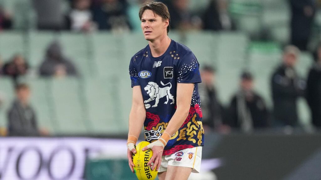 Eric Hipwood has been selected to play his first AFL match for Brisbane since last August.
