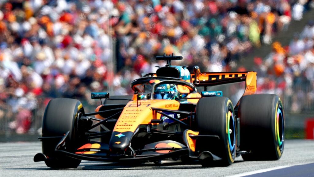 Oscar Piastri crossed the line in fourth place at the Austrian Grand Prix in Spielberg.
