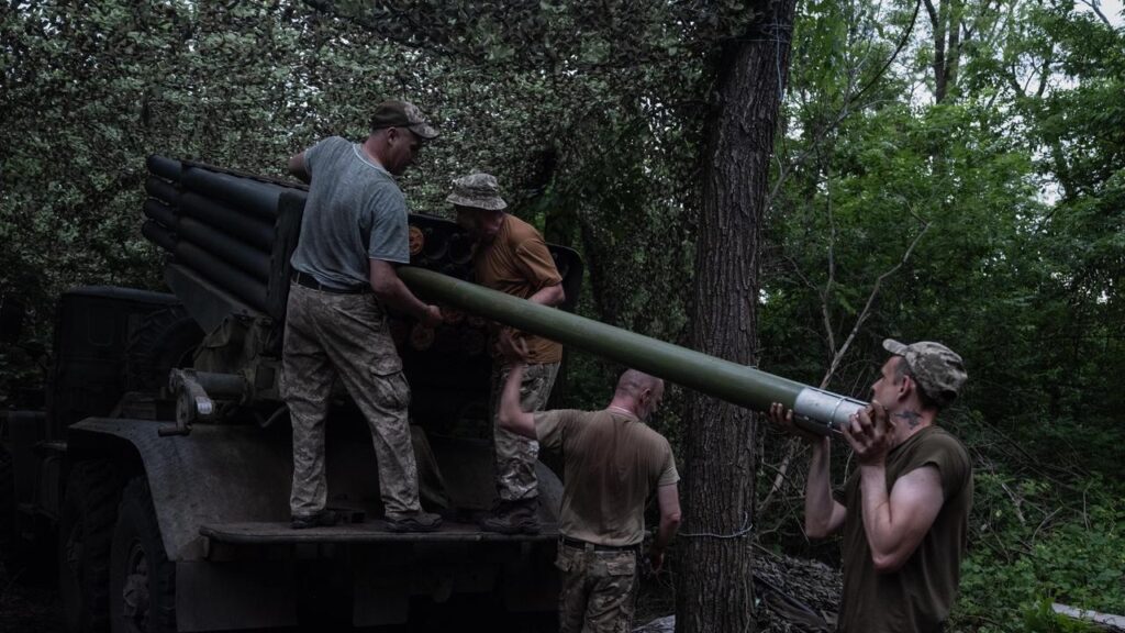 Ukraine’s military says about 10,000 volunteers from more than ​70 countries have joined the army.
