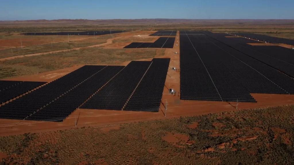 Fortescue’s North Star Junction solar farm. Photo: Fortescue

