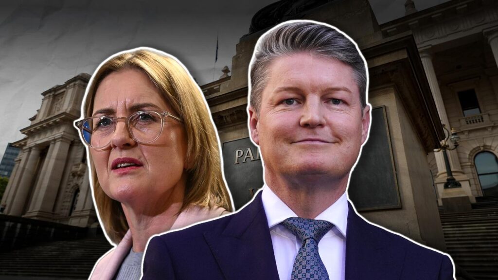 Ben Carroll could become Victoria’s next premier if a challenge against Jacinta Allan succeeds.
