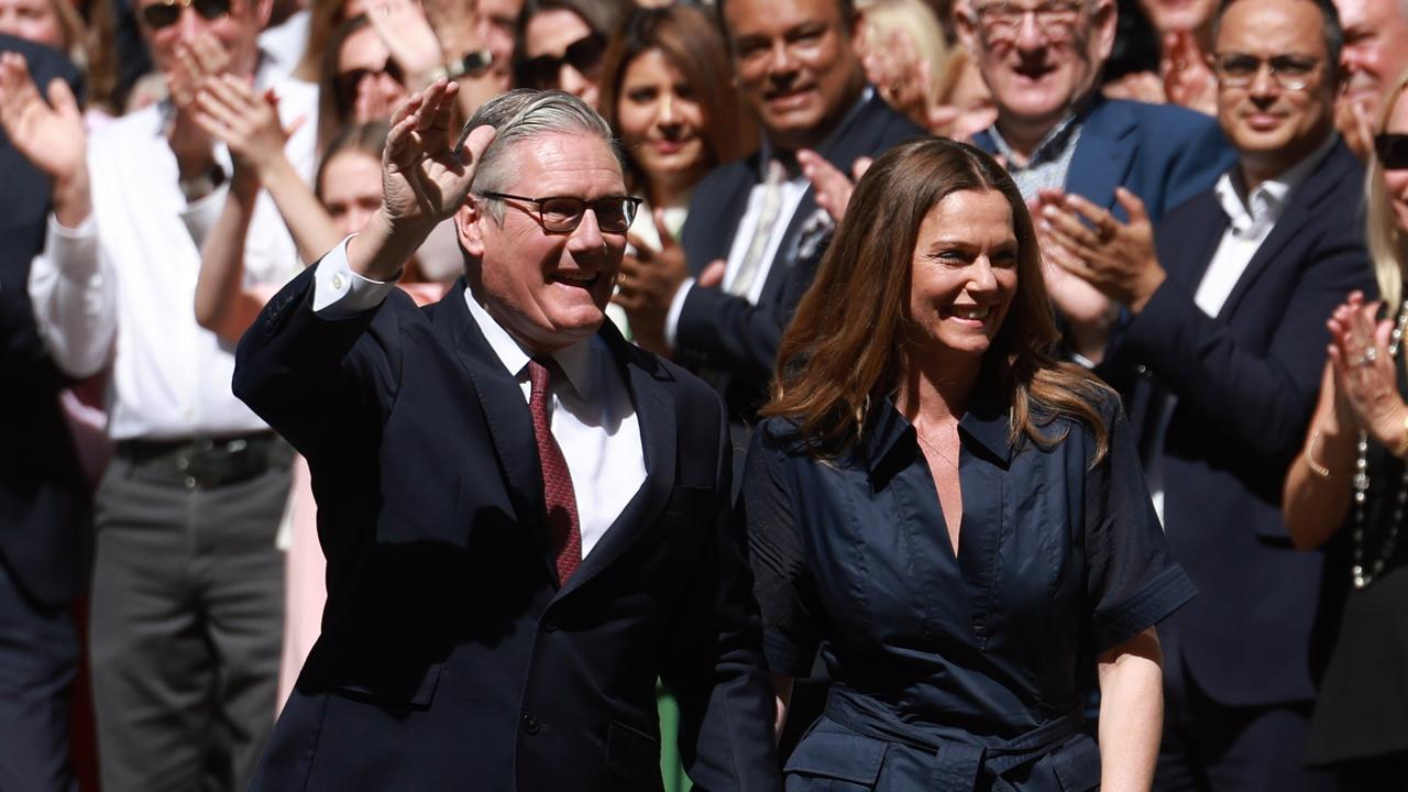 Keir Starmer and wife Victoria depart Downing Street