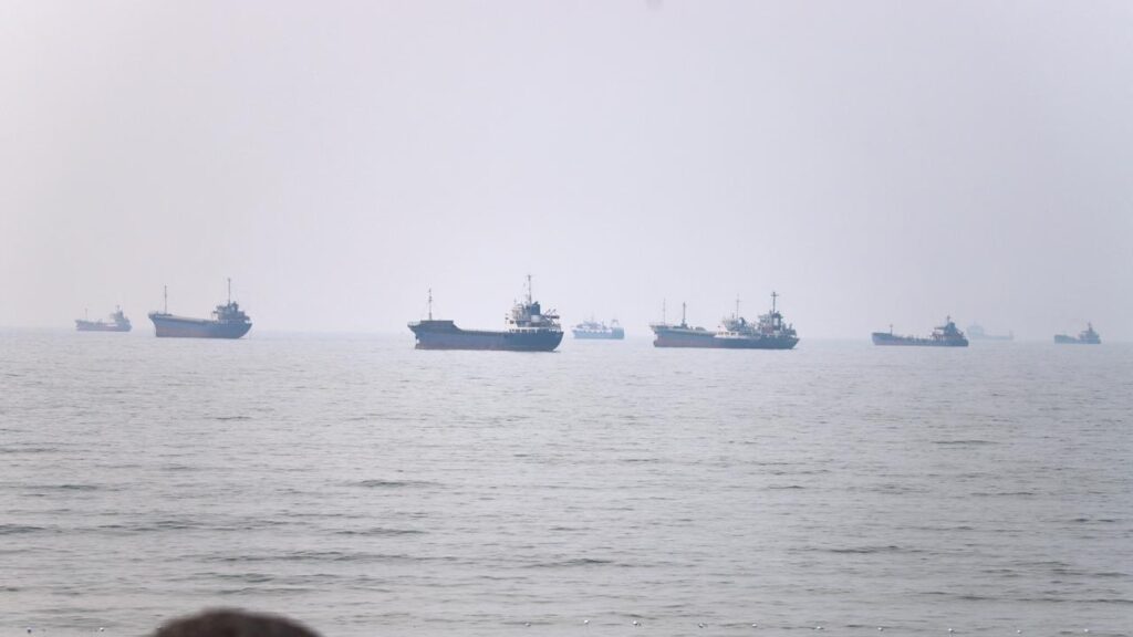 Shipping recommenced in the Strait of Hormuz as Iran and the US hold indirect technical peace talks.

