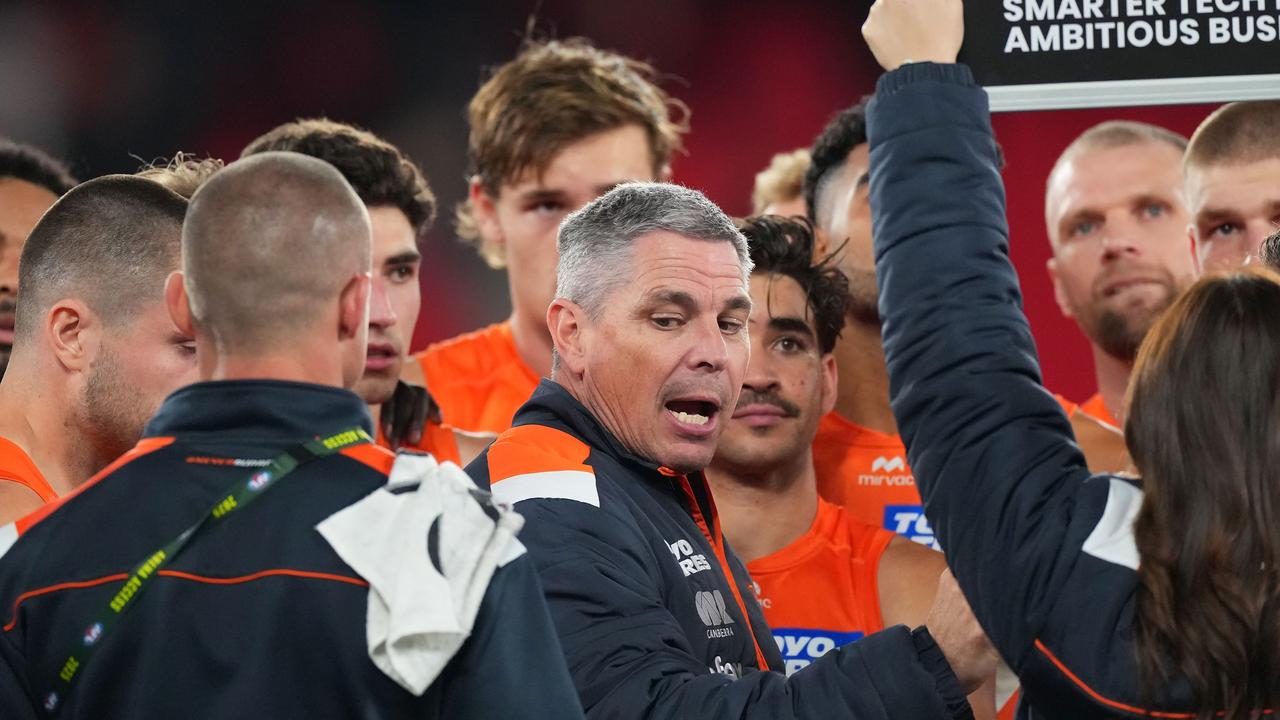GWS coach Adam Kingsley.
