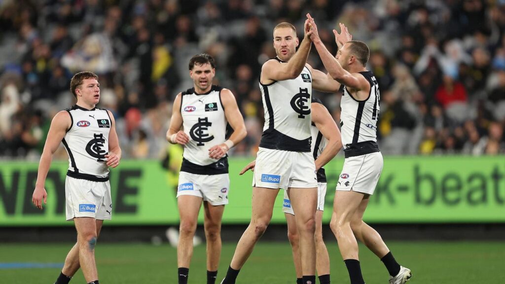 Carlton’s two-point win over Richmond was the side’s seventh victory in a row.
