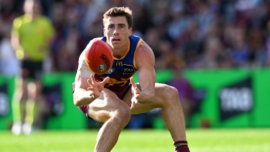 TOUGH AS TEAK: Noah Answerth has overcome a long spell of injuries to make his 100th AFL appearance.
