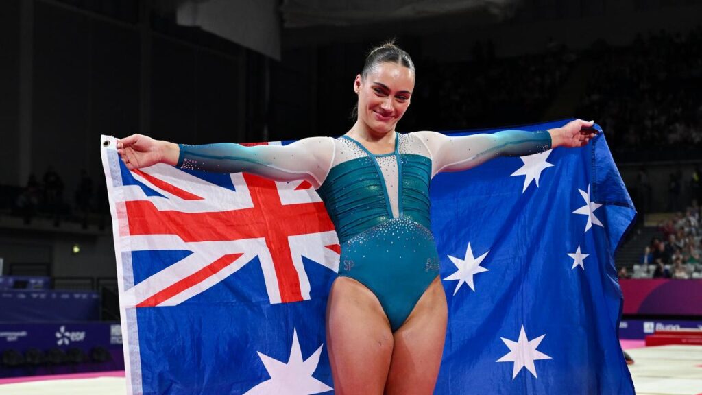 Breanna Scott has won the silver medal in the Artistic Gymnastics Women’s All-Around Final.
