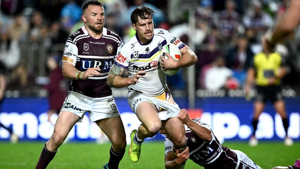 Melbourne whiz Cameron Munster injured his knee initially against Manly in round 17.
