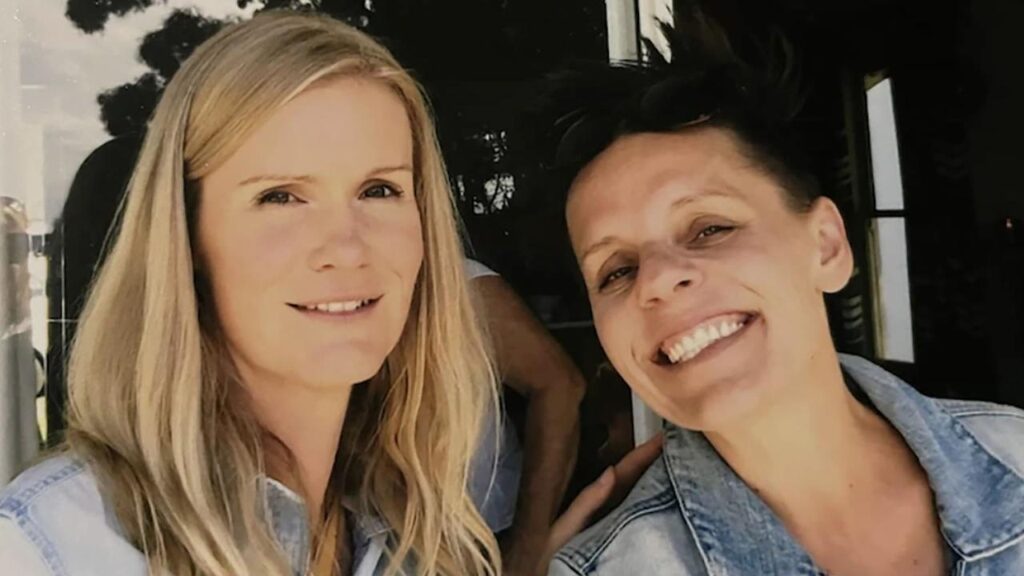 Lija Matthews (right) set up a charity to honour Samantha Fraser, helping to save women’s lives.
