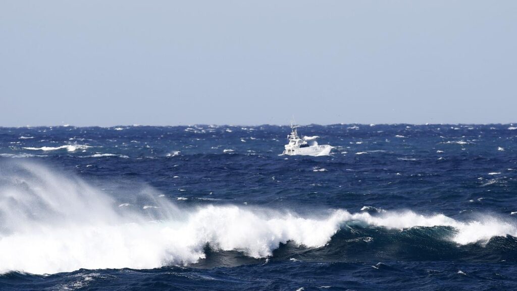 Police say there’s no hope of finding a baby boy who is missing in wild seas.
