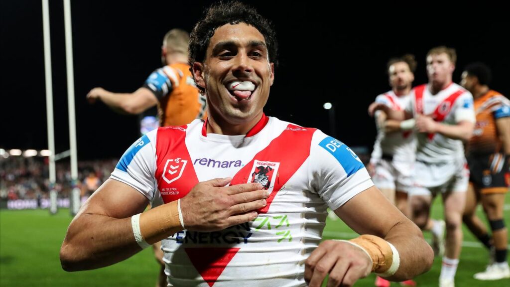 All smiles in the Dragons’ lair after beating the Tigers for just win number two of the 2026 season.
