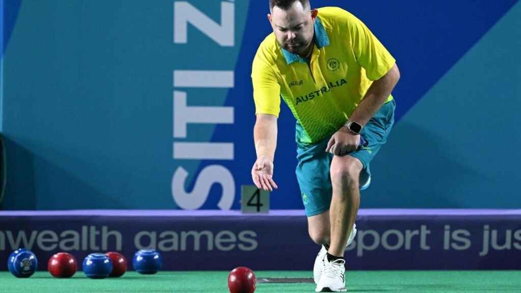 Australia’s Aaron Wilson has made a strong start in his quest for a third Commonwealth Games gold.
