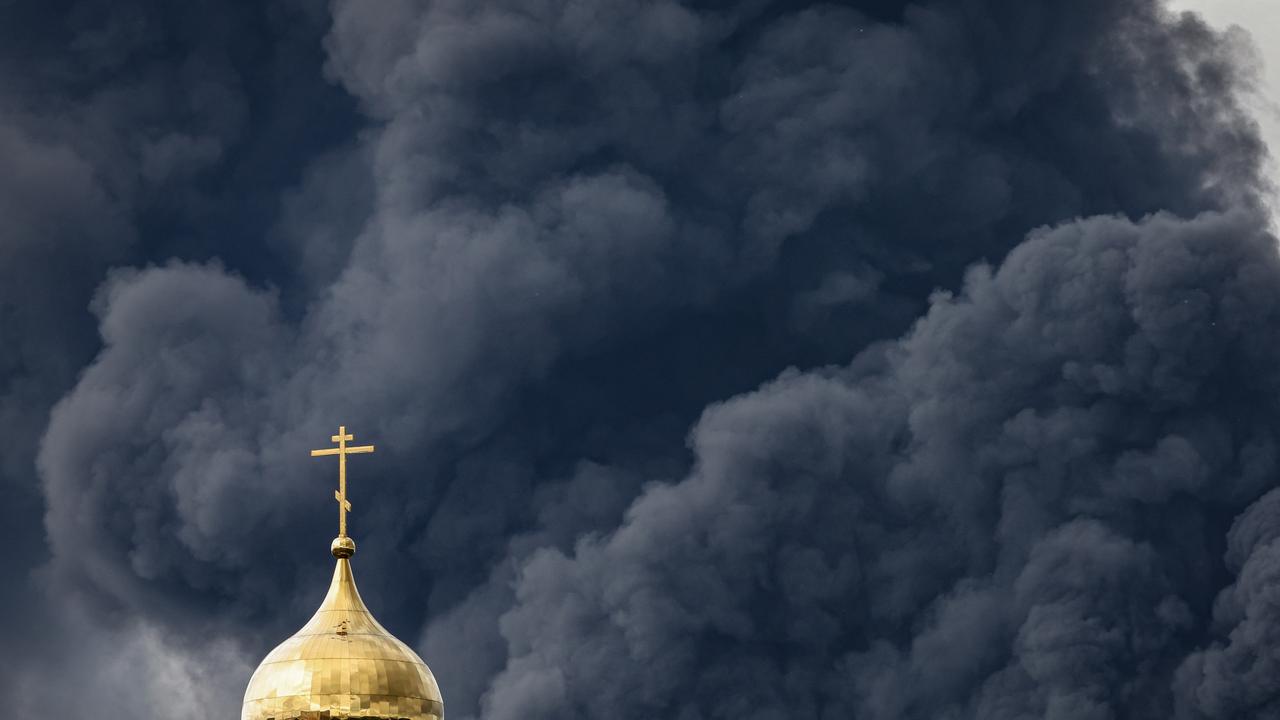 Ukrainian drone attack, in Moscow