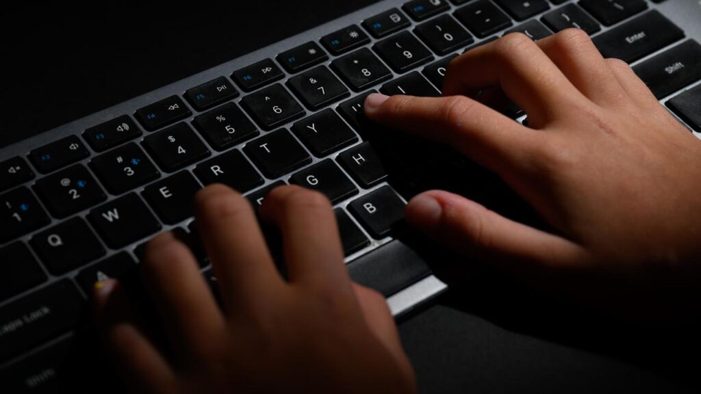 Women’s faces were superimposed on sexual images and posted along with their names, police allege.
