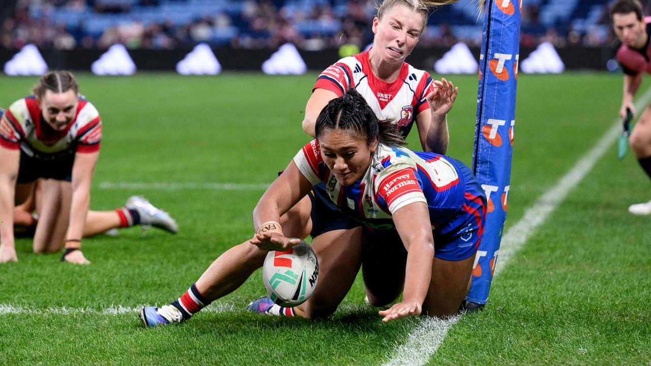 A late try by Mercedez Taulelei-Siala kept the Knights in the game.