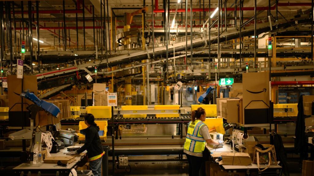 An e-commerce giant has hired hundreds of seasonal workers for its annual sales event.
