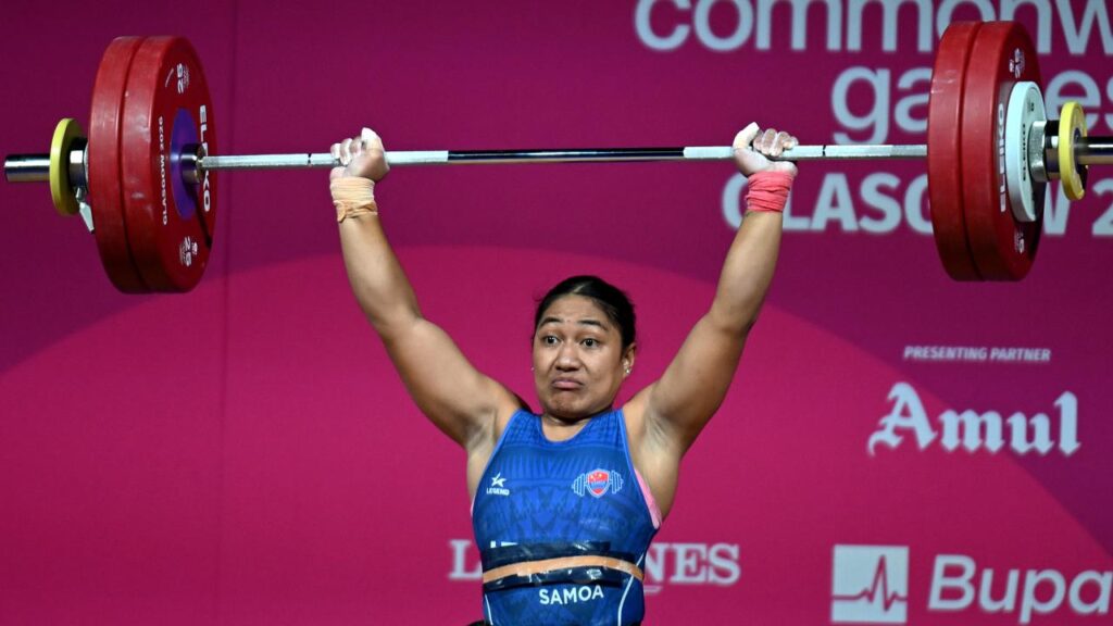 Seine Stowers has won Samoa’s first gold medal of the Commonwealth Games in Glasgow.

